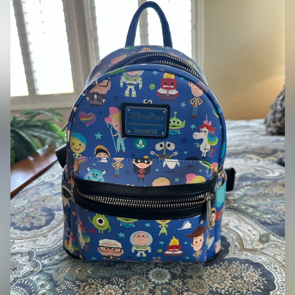 Loungefly Blue Kids Character Print Backpack